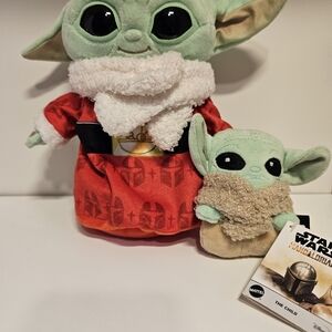 Mattel Star Wars Grogu Plush Duo - Red and Green